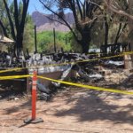 Pack Creek Mobile Home Park in Moab, Utah, after the June 5, 2022, fire.